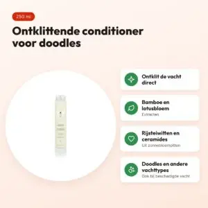 Yuup! Detangling conditioner 250 ml – voor doodles en geklitte vacht – voordelen