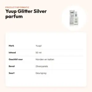 Yuup Glitter Silver parfum 50 ml – geurspray met zilverparels – productinformatie