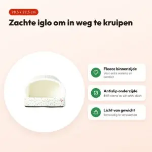 Zolux iglo Cosy gestipt 28,5 x 22,5 x 21 cm – voor konijn en cavia – voordelen