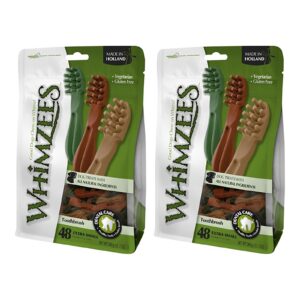 Whimzees Tandenborstel Small 8,5 cm kauwsnack – multipack 2 x 24 stuks - Afbeelding 1