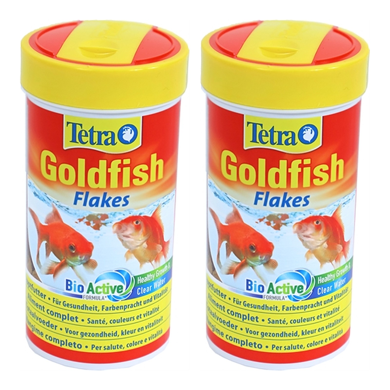 Tetra Goldfish Bio Active vlokken 250 ml – multipack 2 stuks - Afbeelding 1