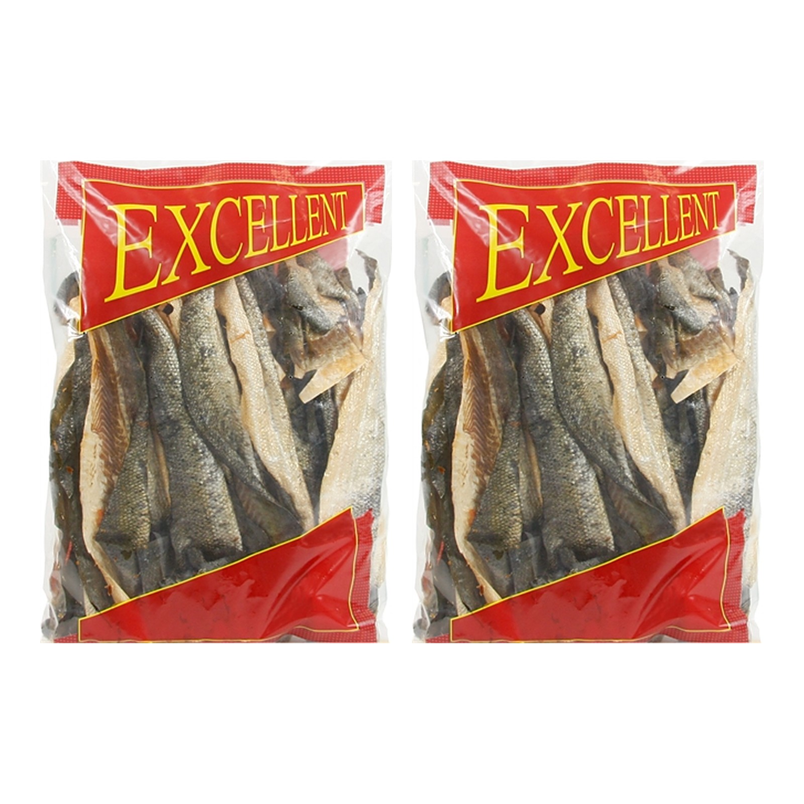 Petsnack zalmhuid zonder vet 1 kg – 2 stuks, gedroogde hondensnack (multipack) - Afbeelding 1