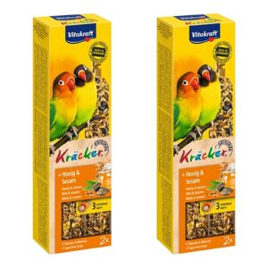 Vitakraft agapornidenkracker honing 2-in-1 – multipack 2 x 2 stuks - Afbeelding 1
