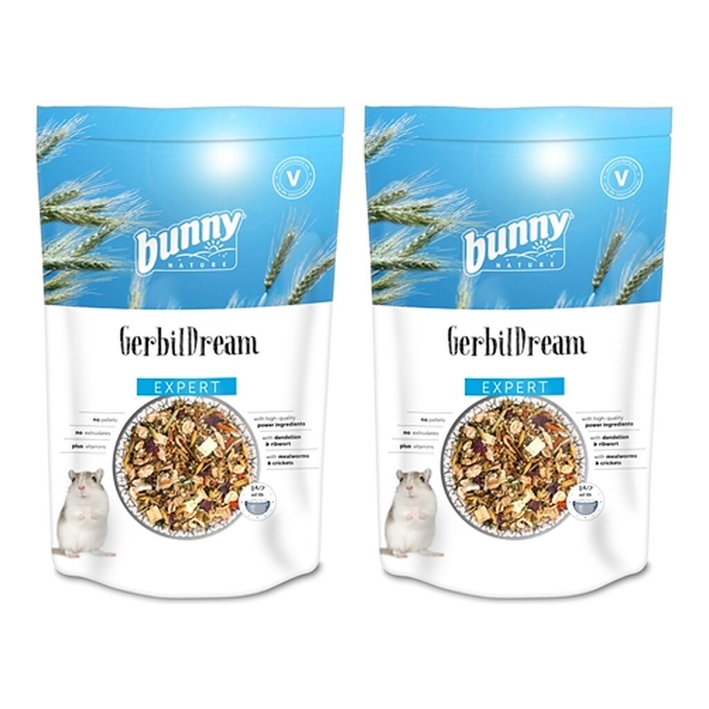 Bunny Nature Gerbildroom Expert gerbilvoer 500 g – multipack 2 stuks