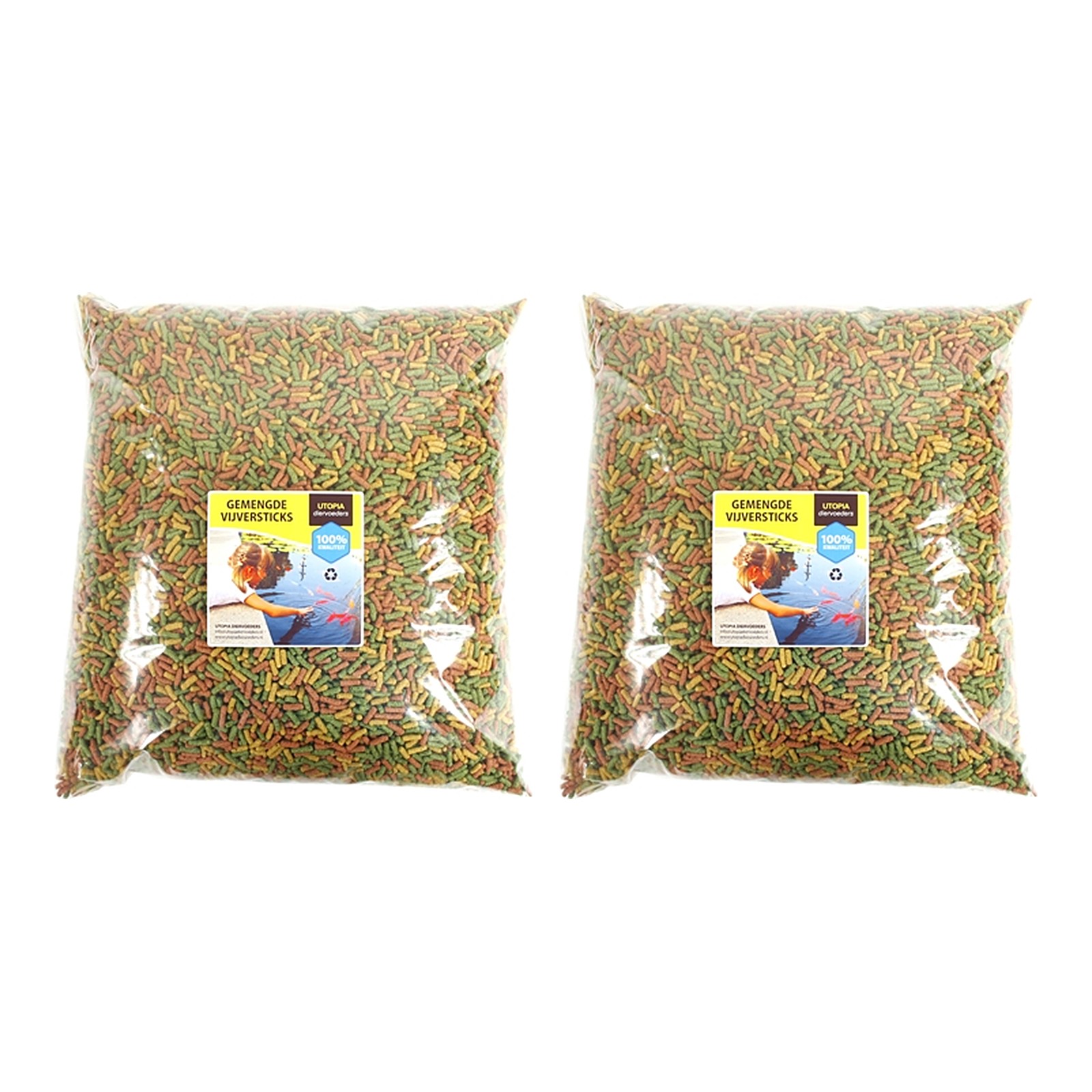 Utopia vijvervoer gemengde vijversticks 1200 g – multipack 2 stuks - Afbeelding 1