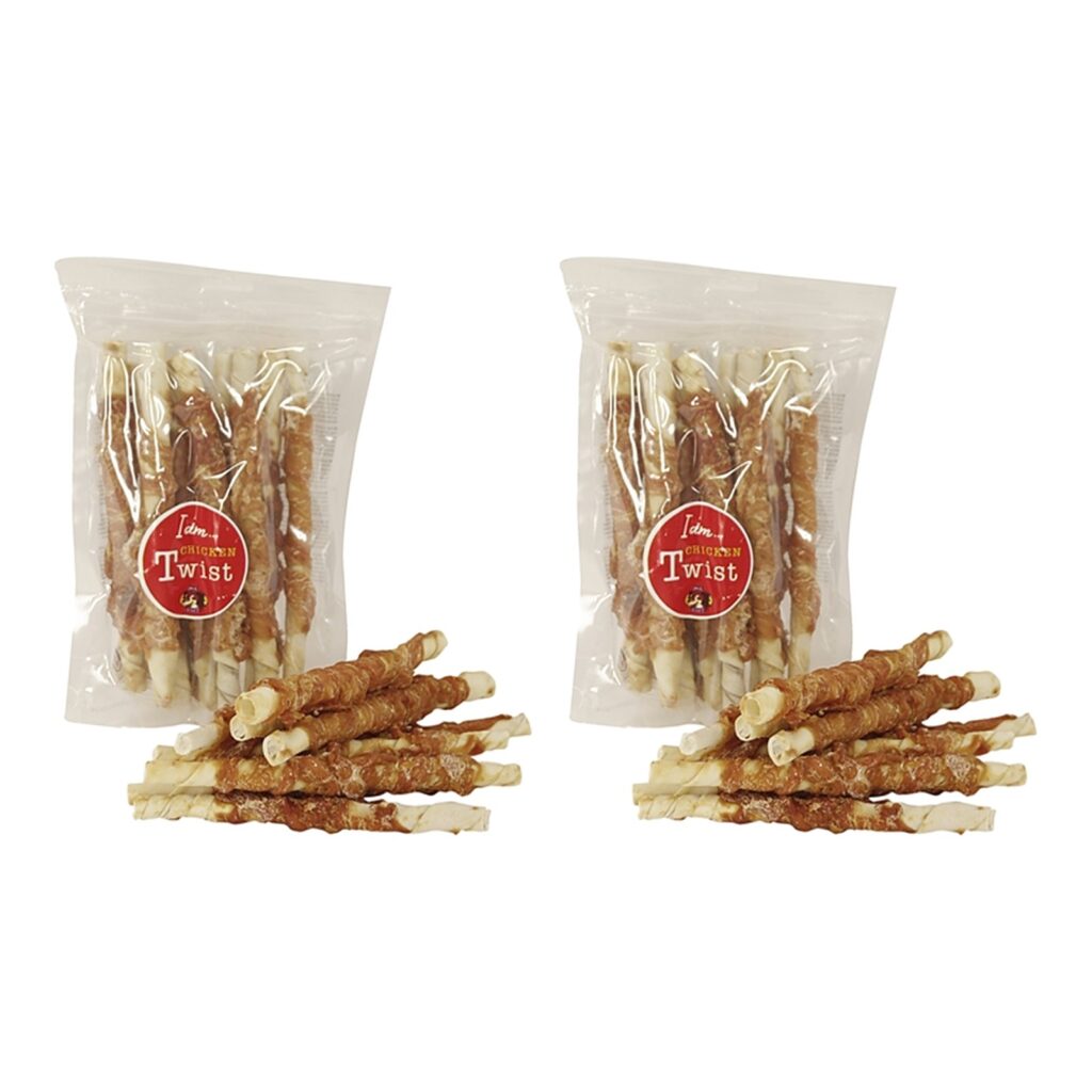 I Am Chicken Twist kauwsnack 20 cm 400 g – multipack 2 stuks