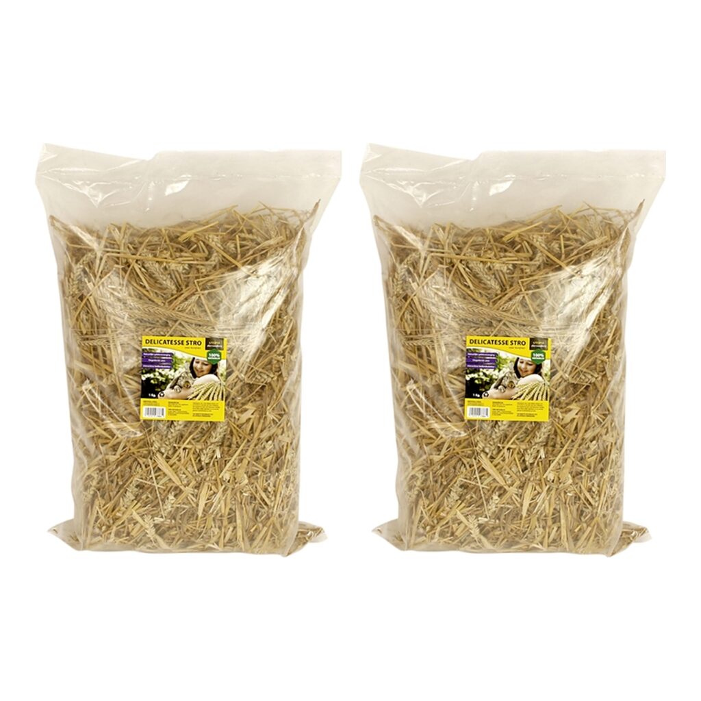 Utopia Delicatesse stro 1 kg met gerstaren – multipack 2 stuks