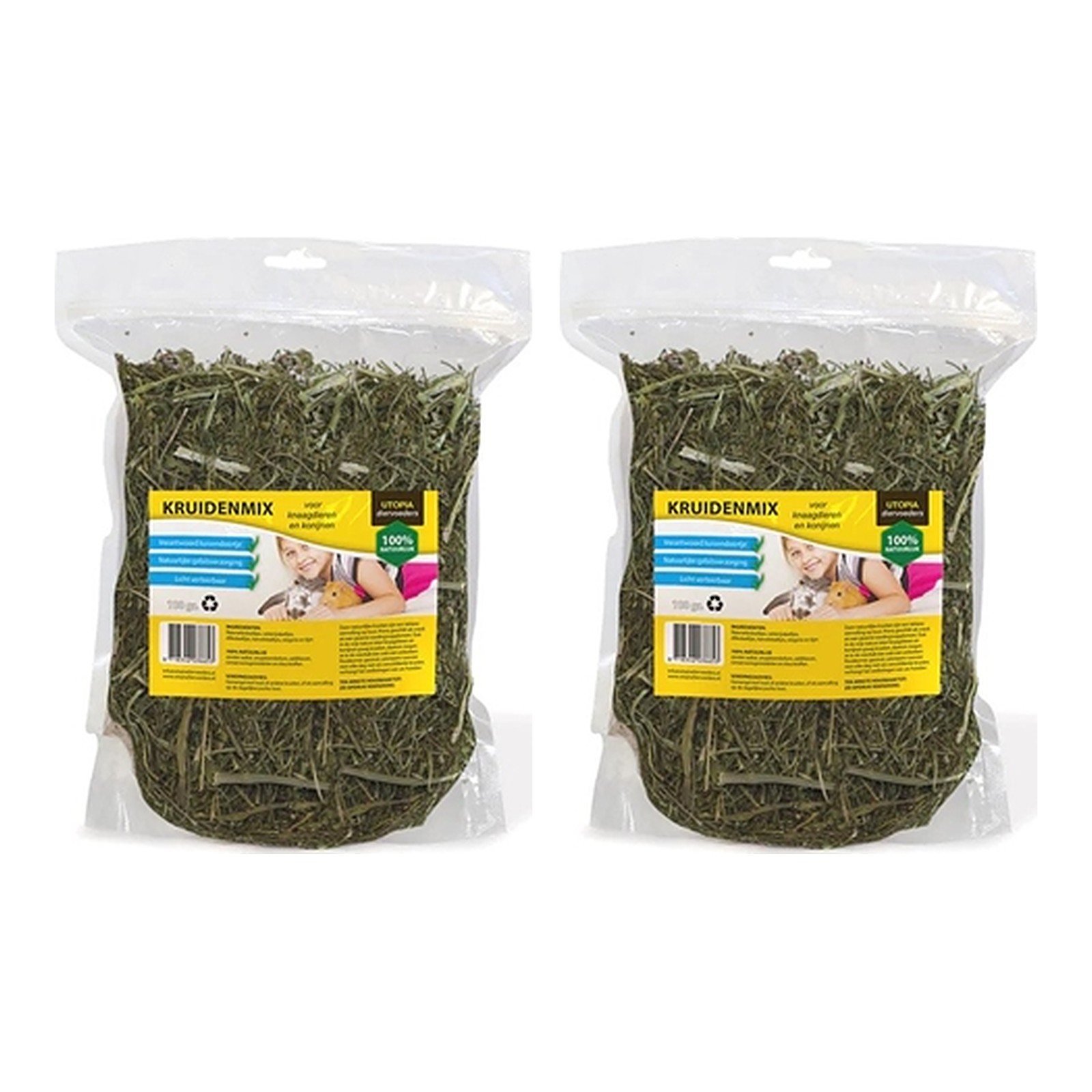 Utopia kruidenmix knaagdieren 100 g – peterselie, dille – multipack 2 stuks - Afbeelding 1
