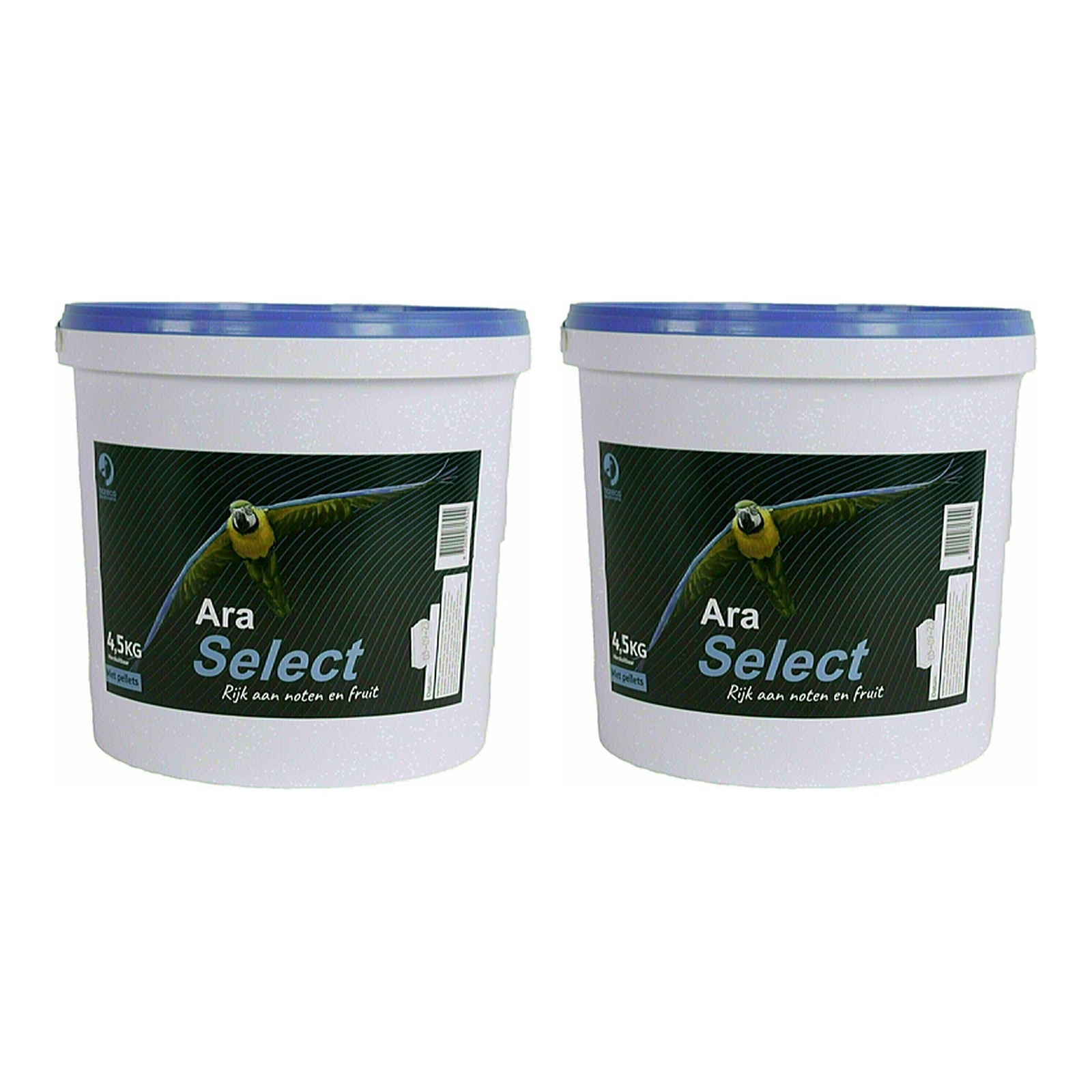 Hareco Ara Select papegaaienvoer zonder pellets 4,5 kg – 2 stuks (multipack) - Afbeelding 1