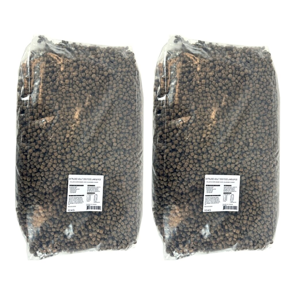 Excellent hondenvoer Budget Extruded Adult lam en rijst 10 kg – 2 stuks (multipack)
