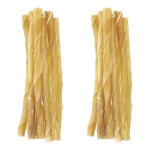 Petsnack twisted stick buffelhuid 5 inch 6-8 mm – multipack 2 x 100 stuks - Afbeelding 1