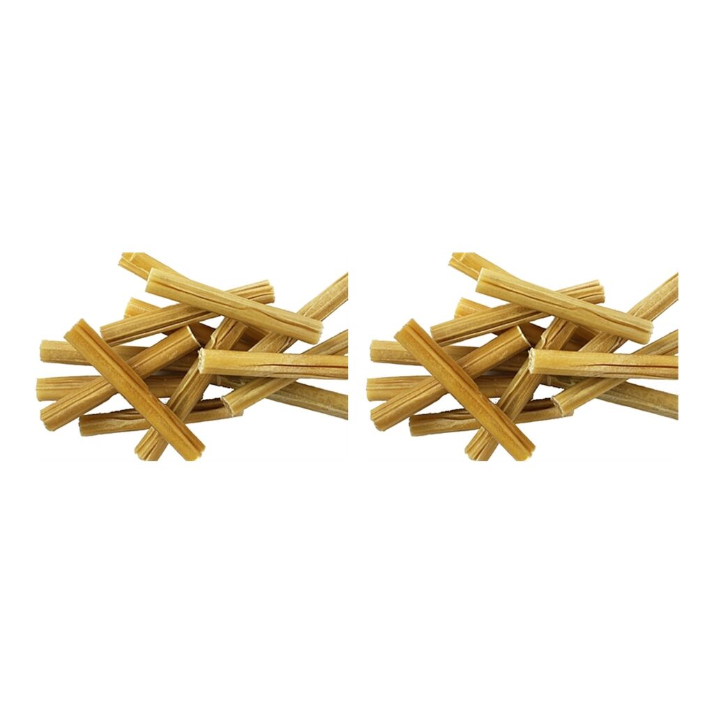 Petsnack geperste staaf buffelhuid 5 inch 12,5 cm – multipack 2 x 25 stuks