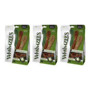 Whimzees Tandenborstel XS 6,5 cm kauwsnack – multipack 3 x 48 stuks - Afbeelding 1