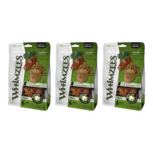 Whimzees Krokodil Medium 9 cm vegetarische snack – multipack 3 x 12 stuks - Afbeelding 1