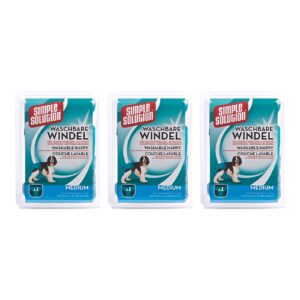 Simple Solution wasbare hondenluier M 38-58 cm – multipack 3 stuks - Afbeelding 1