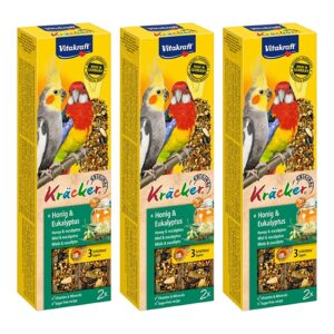 Vitakraft valkparkietenkracker honing 2-in-1 – multipack 3 x 2 stuks - Afbeelding 1
