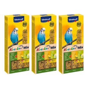 Vitakraft parkietenkracker fruit en sesam – multipack 3 x 3 stuks - Afbeelding 1
