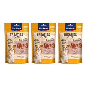 Vitakraft hondensnack Treaties Bits leverworst 120 g – multipack 3 stuks - Afbeelding 1