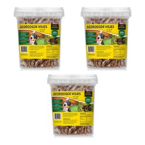 Utopia gedroogde visjes voor hond en kat 1,2 l – multipack 3 stuks - Afbeelding 1