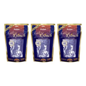Kronch zalmsnacks pockets hond 175 g (76% zalm) – multipack 3 stuks - Afbeelding 1