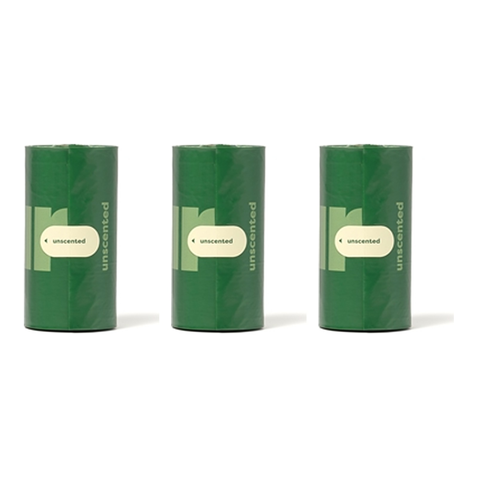 Earth Rated poepzakjes geurloos 21 rollen van 15 – 3 stuks, navulling display (multipack) - Afbeelding 1