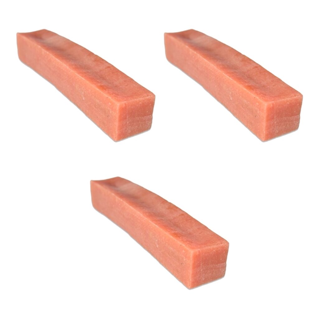 Henart yakkaas hondensnack aardbeismaak 100 g – 3 stuks, harde snack (multipack)