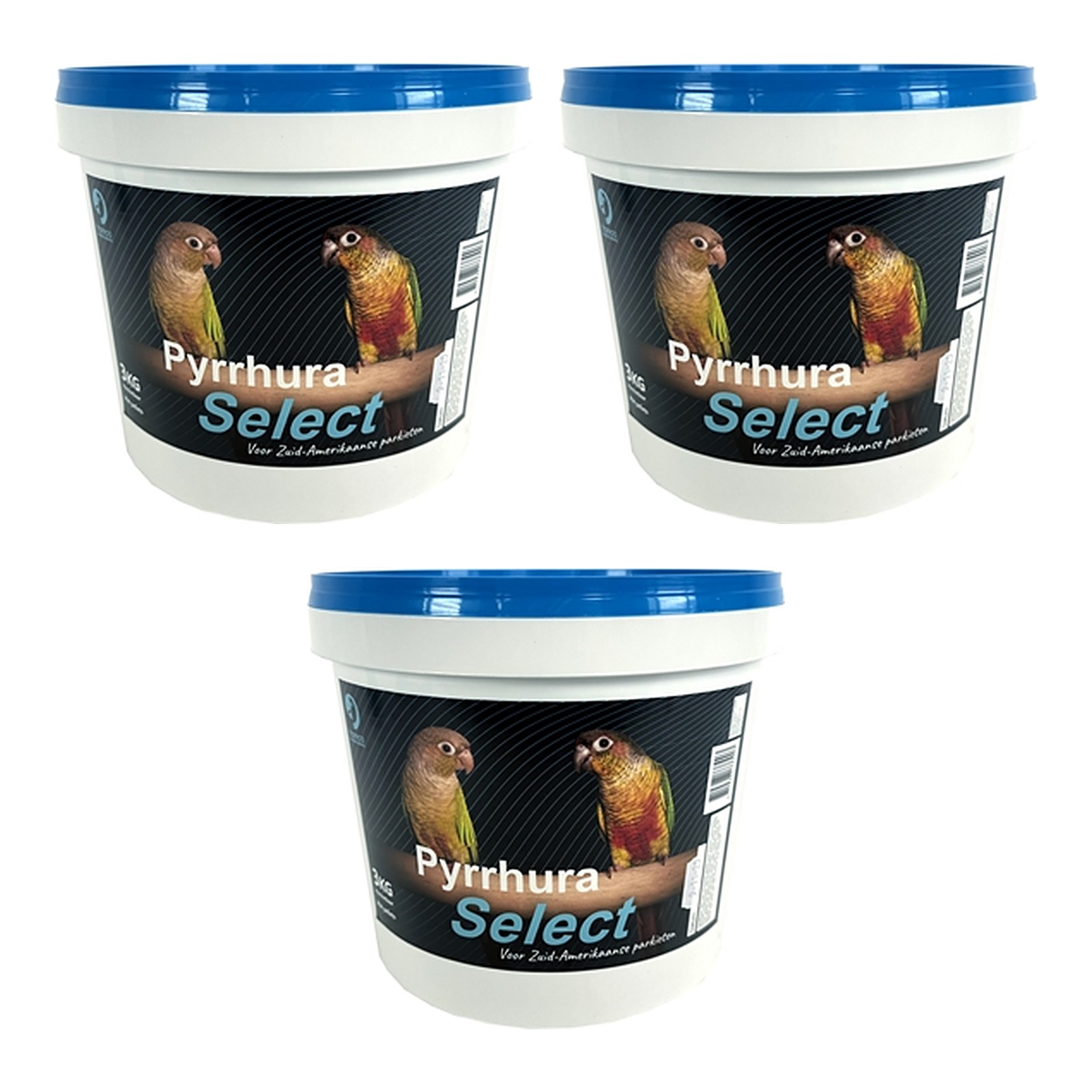 Hareco Pyrrhura Select vogelvoer met pellets 3 kg – 3 stuks (multipack) - Afbeelding 1