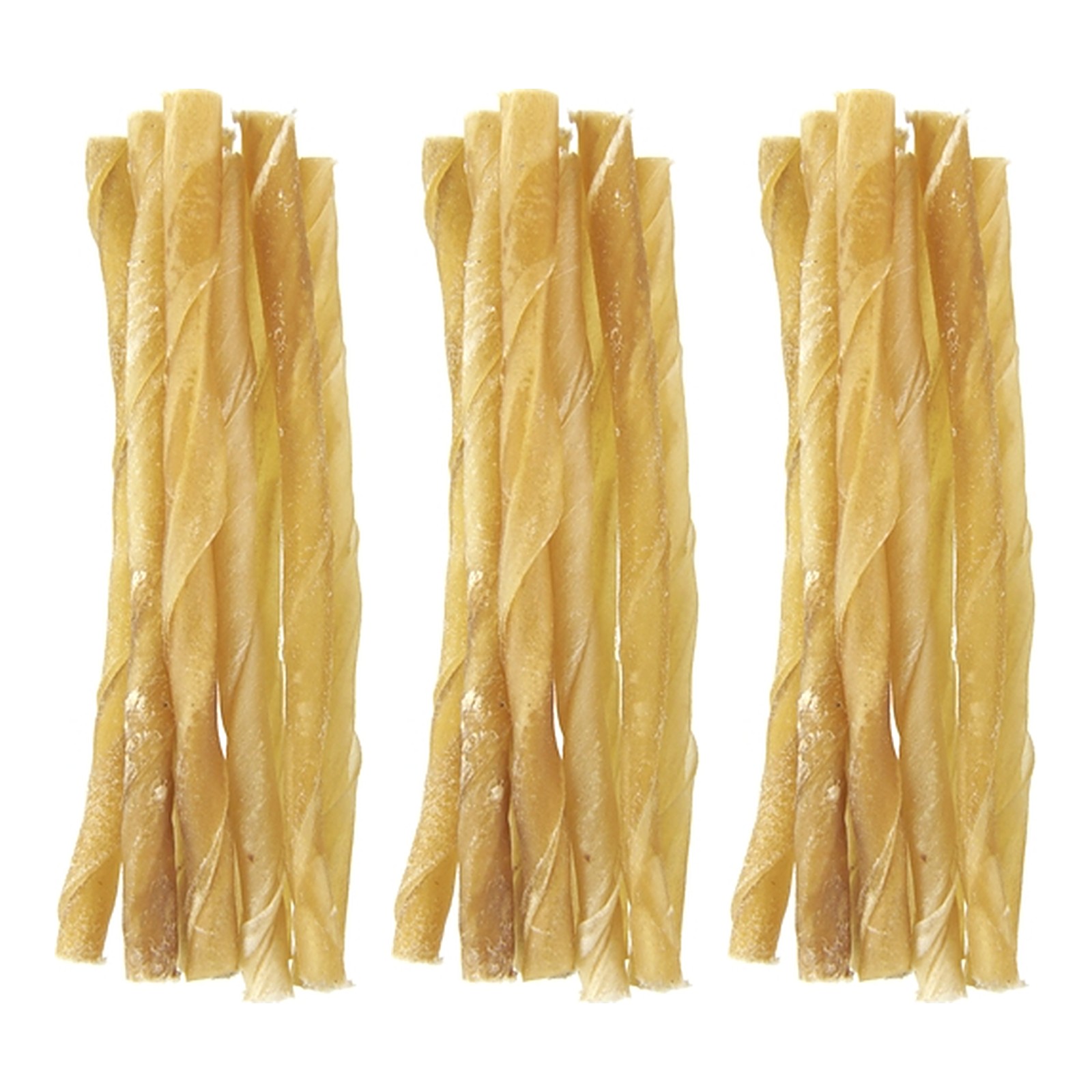 Petsnack twisted stick buffelhuid 5 inch 6-8 mm – multipack 3 x 100 stuks - Afbeelding 1