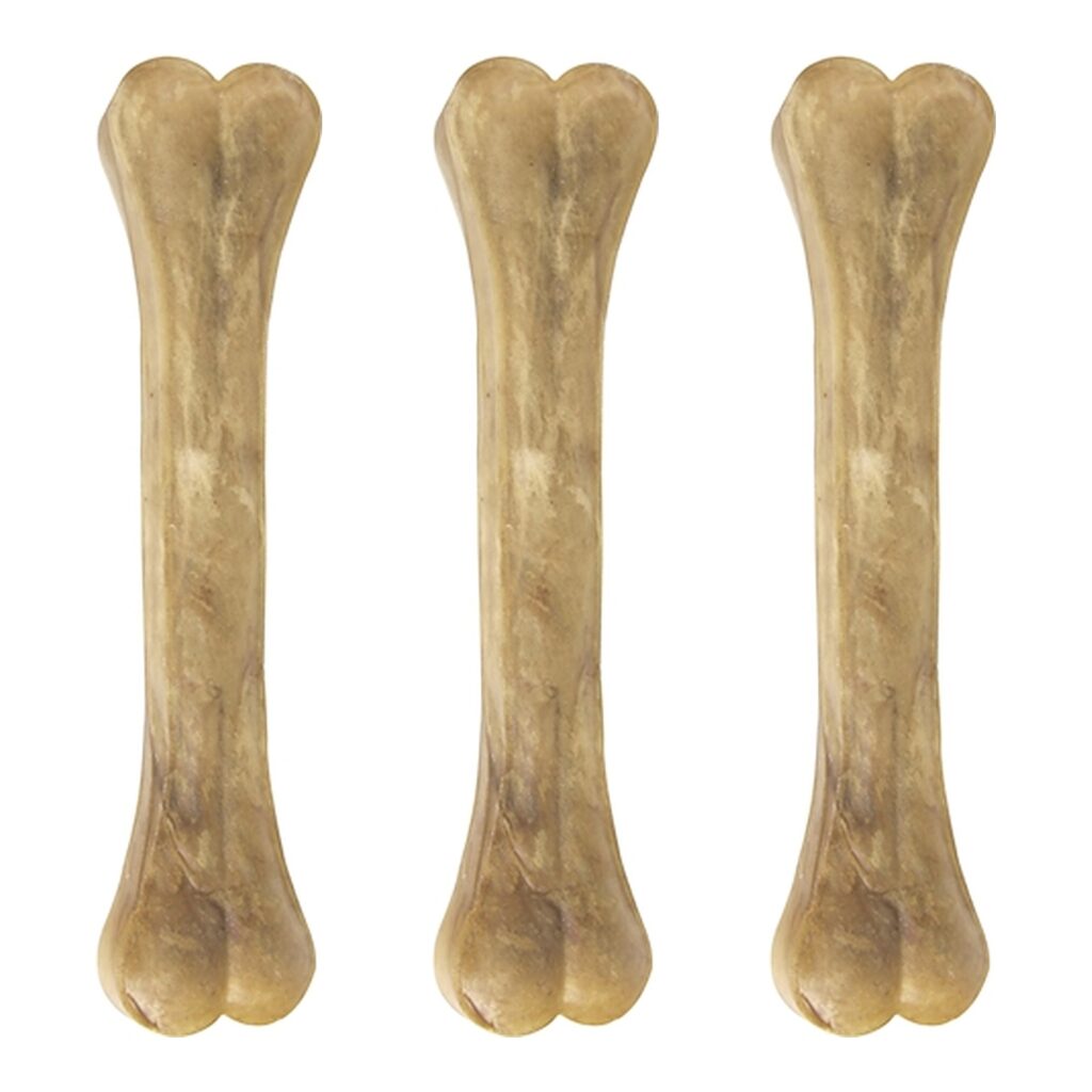 Petsnack geperst bot buffelhuid 8 inch (20 cm) – multipack 3 x 5 stuks