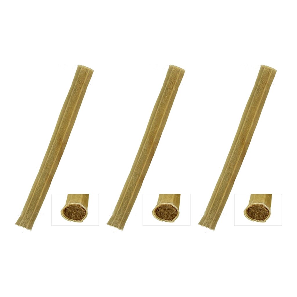 Petsnack Geperste Staaf Rund 10 Inch Buffelhuid – 3 stuks (multipack)