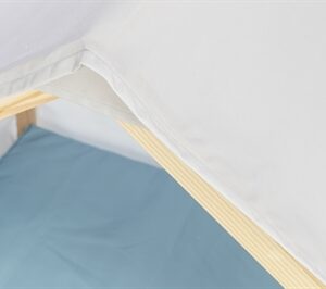 Trixie hondenmand tent Lias hout zand/blauw 88 x 61 x 89 cm - Afbeelding 4