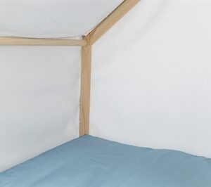 Trixie hondenmand tent Lias hout zand/blauw 88 x 61 x 89 cm - Afbeelding 5