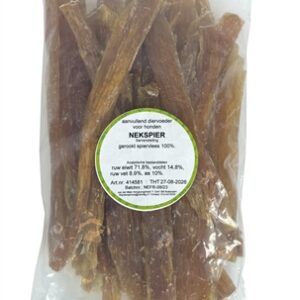 Petsnack nekspier 30 cm 1 kg – circa 16 stuks, kauwsnack hond - Afbeelding 5