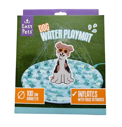 Easypets Summer sprinkler mat voor honden 100 cm