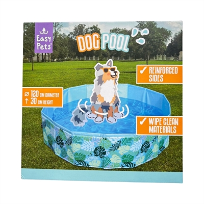 Easypets hondenzwembad 120 x 30 cm – stevig PVC