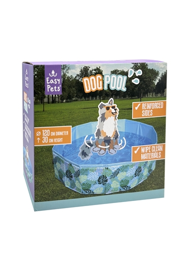 Easypets hondenzwembad 120 x 30 cm – stevig PVC