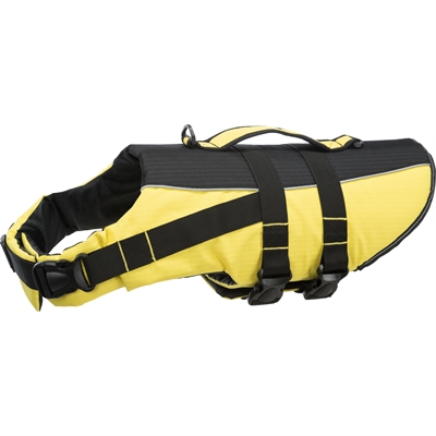 Trixie zwemvest voor honden geel/zwart M – tot 30 kg, buikomvang 45-72 cm