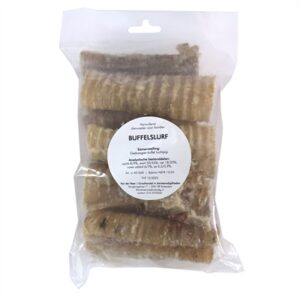 Petsnack buffelslurf 12 cm 250-300 g – kauwsnack voor honden - Afbeelding 5
