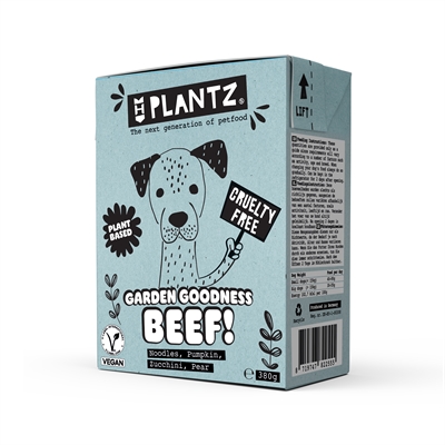 Henart Plantz hondenvoer Garden Goodness Beef-Like Chunks 380 g