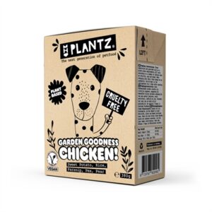 Henart Plantz hondenvoer Garden Goodness Chicken-Like Chunks 380 g - Afbeelding 1