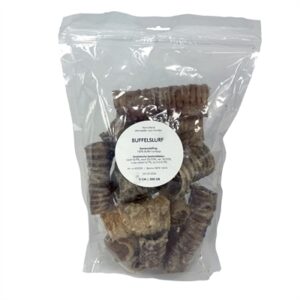 Petsnack buffelslurf 5 cm 250 g – kleine kauwsnack voor honden - Afbeelding 5