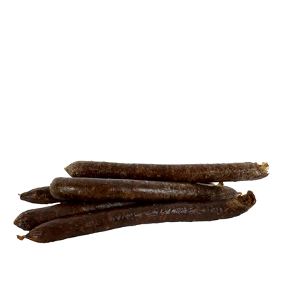 Petsnack gedroogde worstjes 5 stuks – kip en rund, ca. 100 g