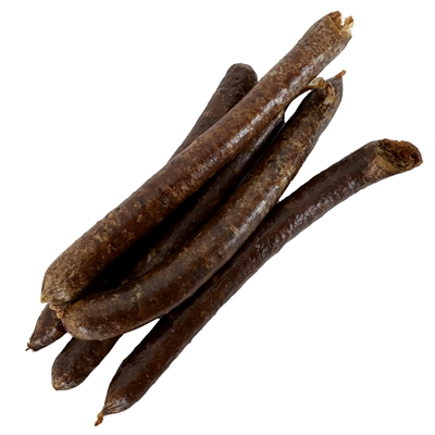 Petsnack gedroogde worstjes 5 stuks – kip en rund, ca. 100 g
