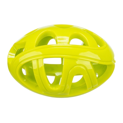 Trixie honingraat rugbybal TPE assorti 11 cm – 3 stuks