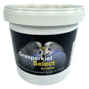 Hareco Grasparkiet Select vogelvoer met pellets 1,8 kg - Afbeelding 1