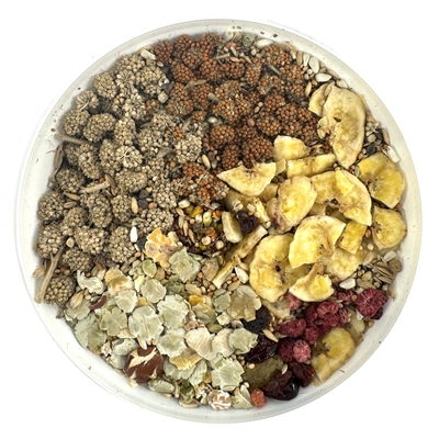 Hareco Agapornis Select vogelvoer met pellets 1,8 kg