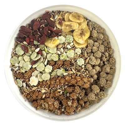 Hareco Agapornis Select vogelvoer zonder pellets 1,8 kg