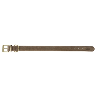 Trixie halsband hond Pure leer bruin L 47-54 x 4 cm