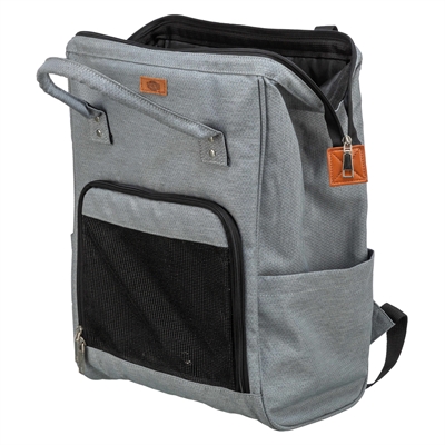 Trixie hondenrugtas Ava grijs 32 x 20 x 44 cm – tot 10 kg