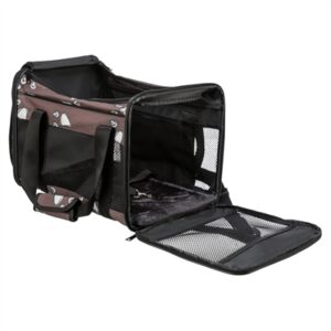 Trixie hondentas Adrina met print bruin 42 x 26 x 27 cm – tot 7 kg - Afbeelding 1